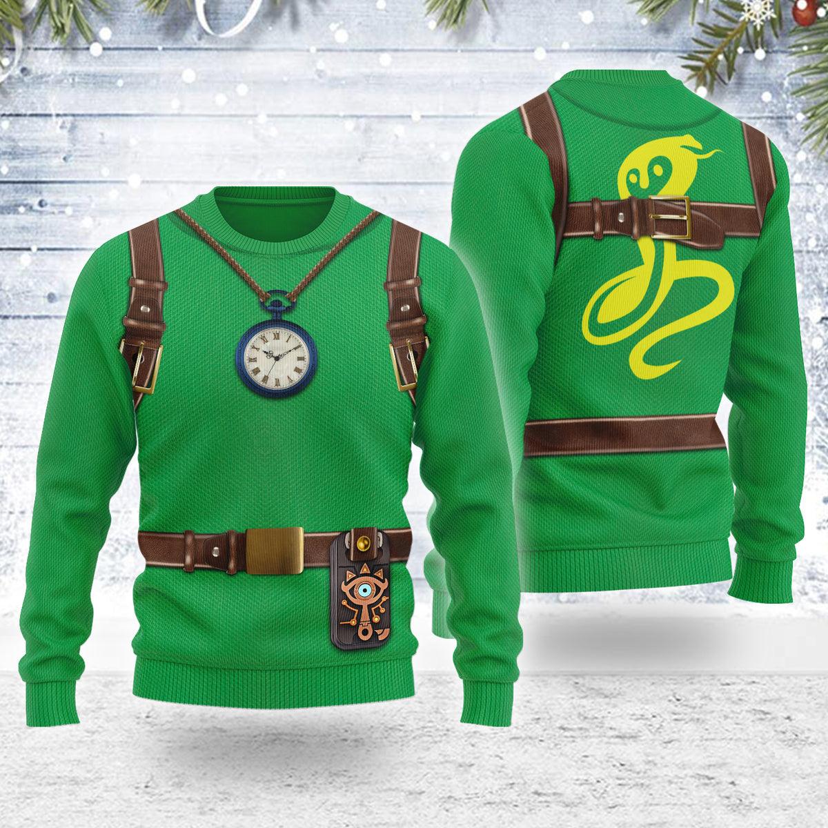Tingle Themed Costume Unisex Christmas Wool Sweater - Gearhomie.com