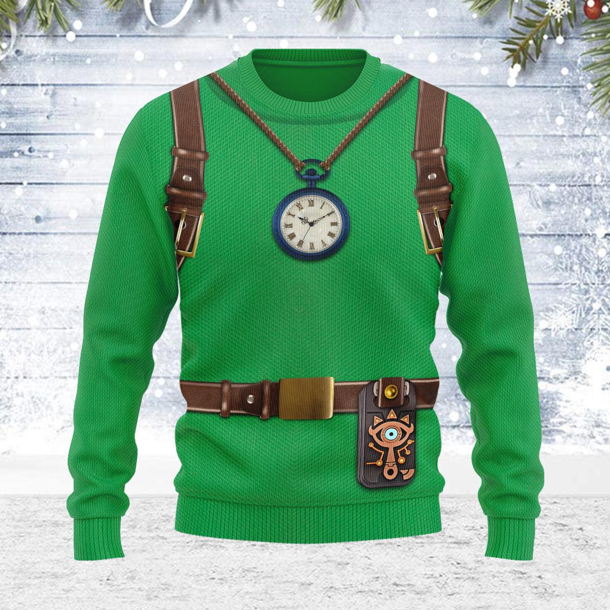 Tingle Themed Costume Unisex Christmas Wool Sweater - Gearhomie.com