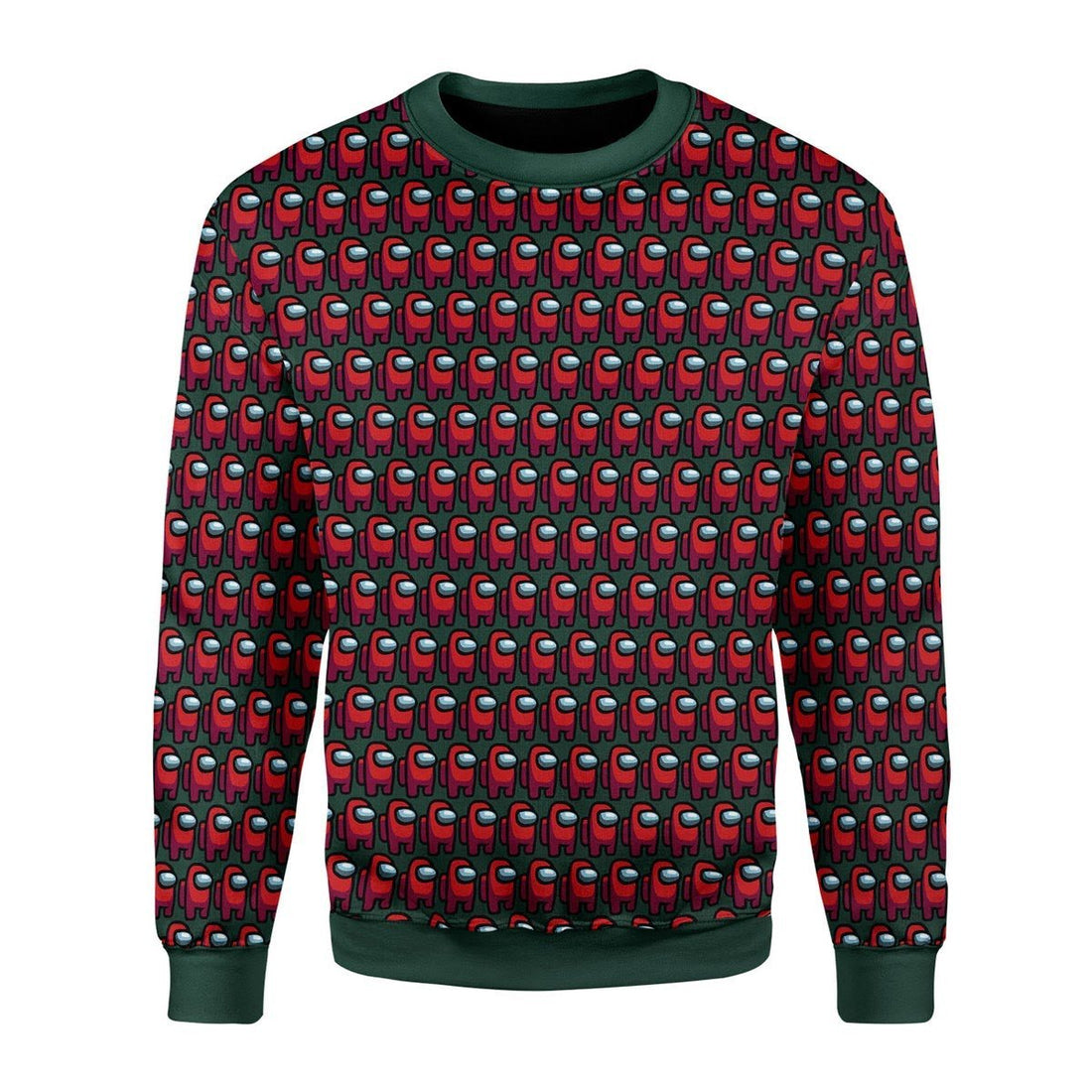 Gearhomies Christmas Unisex Sweater Red Among Us 3D Apparel