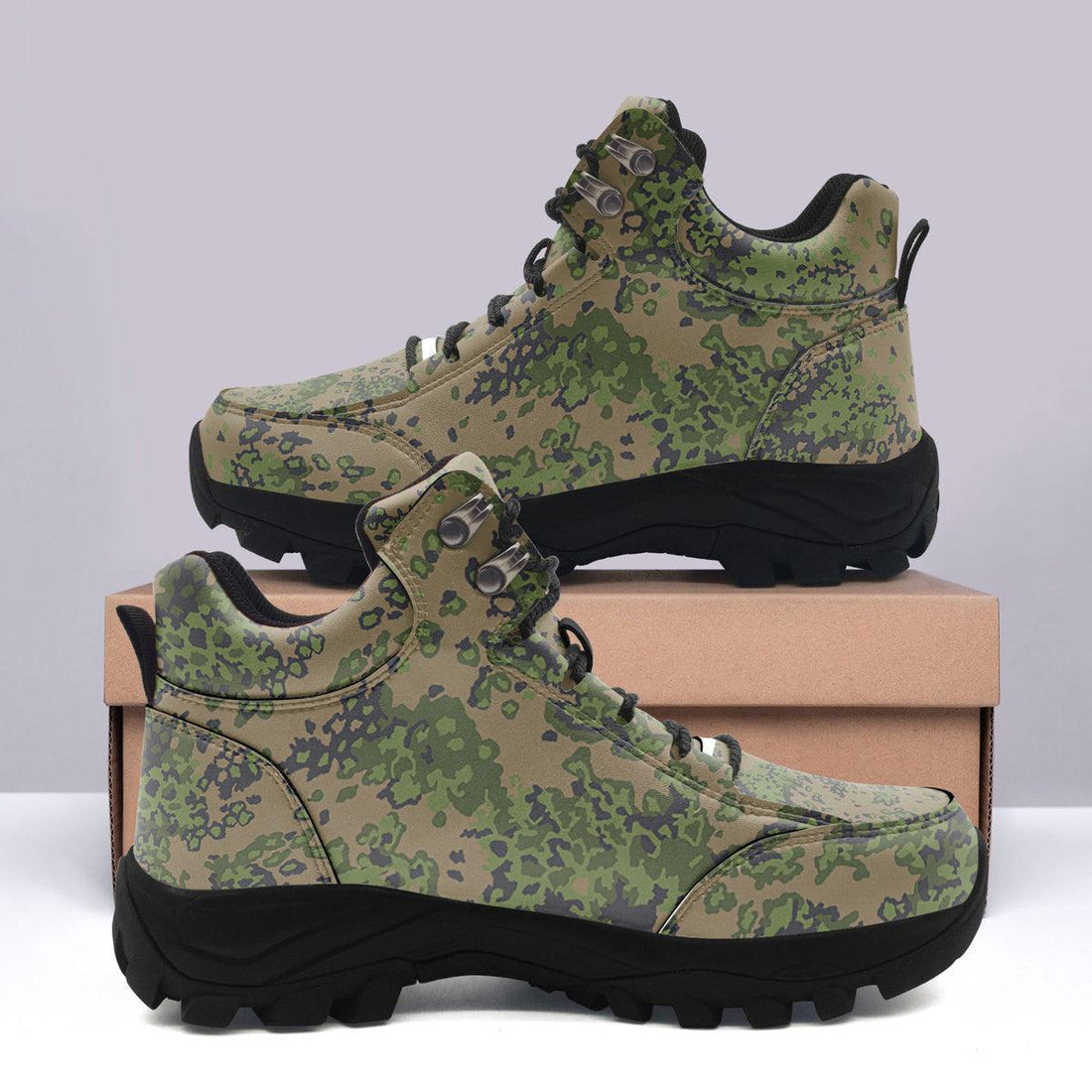 Type II M42 Oakleaf B Smock WWII, Nazi, Wermacht, Luftwaffe, Waffen SS Hiking Shoes - OodieGang