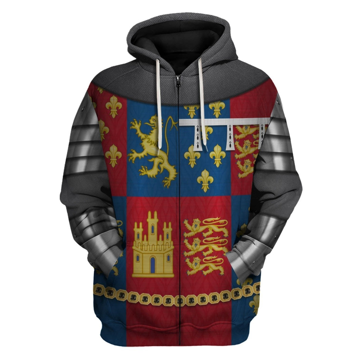 John of Gaunt Fleece Zip Hoodie