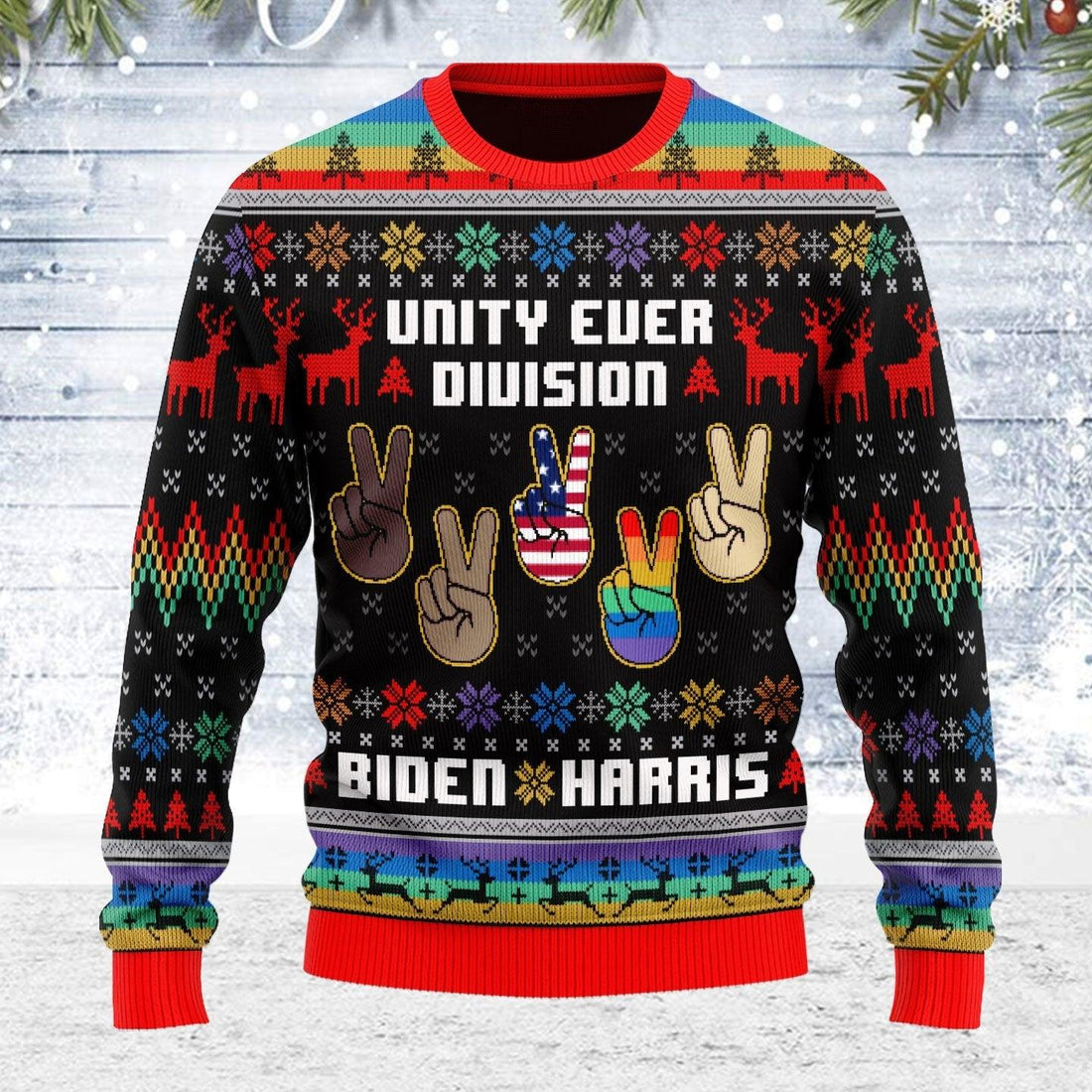Unity Ever Division Ugly Christmas Sweater - OodieGang