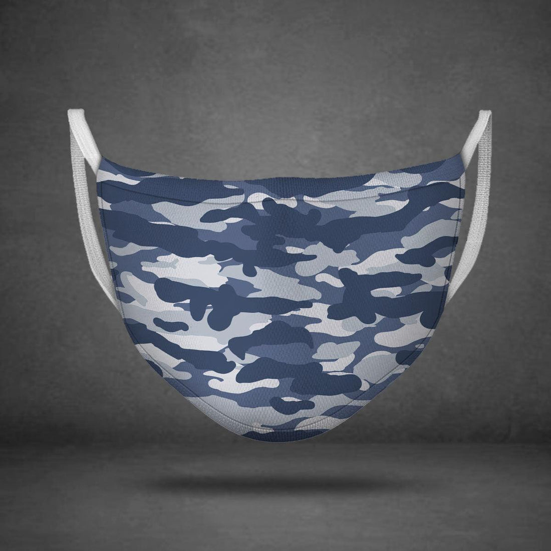 Urban Blue CAMO Face Mask - OodieGang