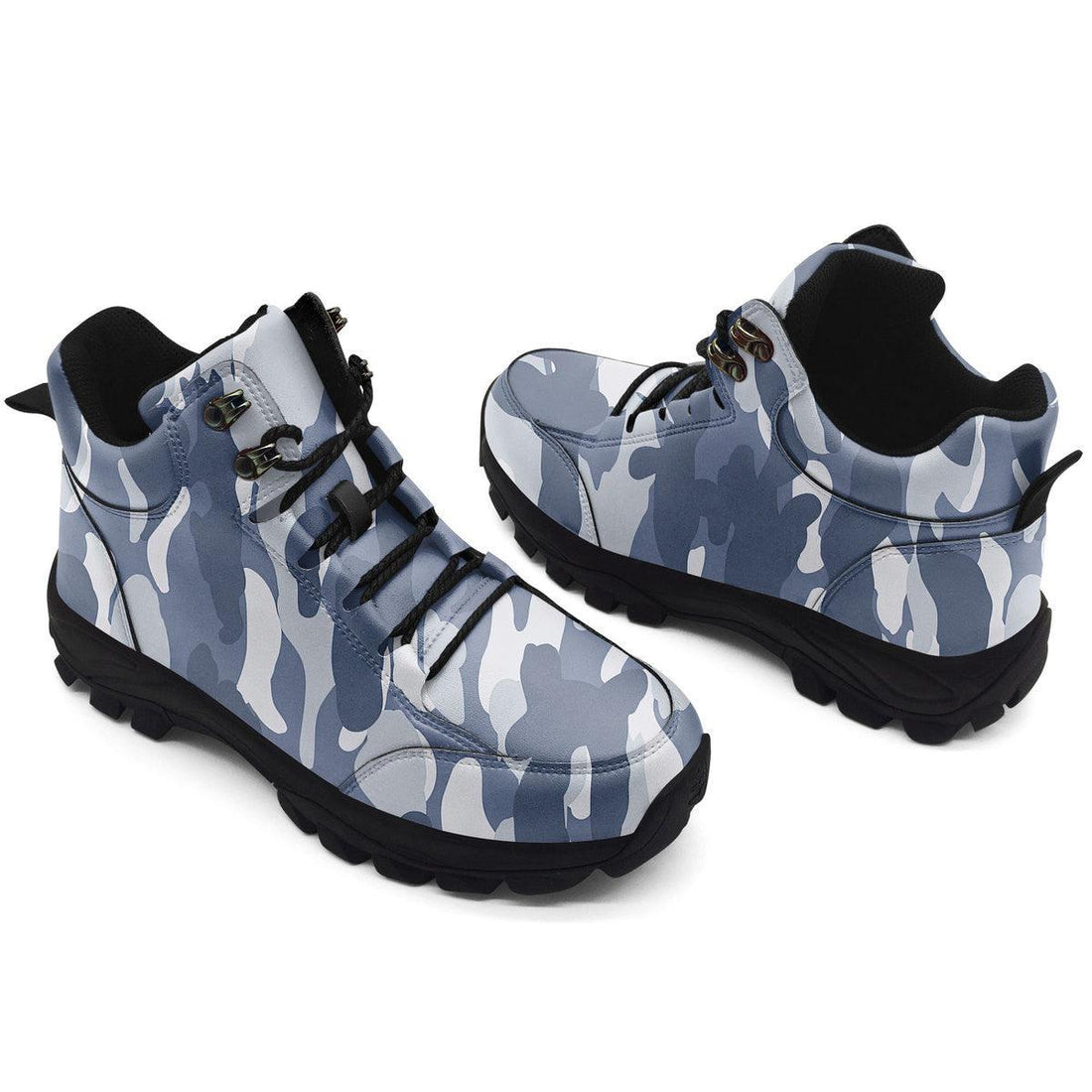Urban Blue CAMO Hiking Shoes - OodieGang