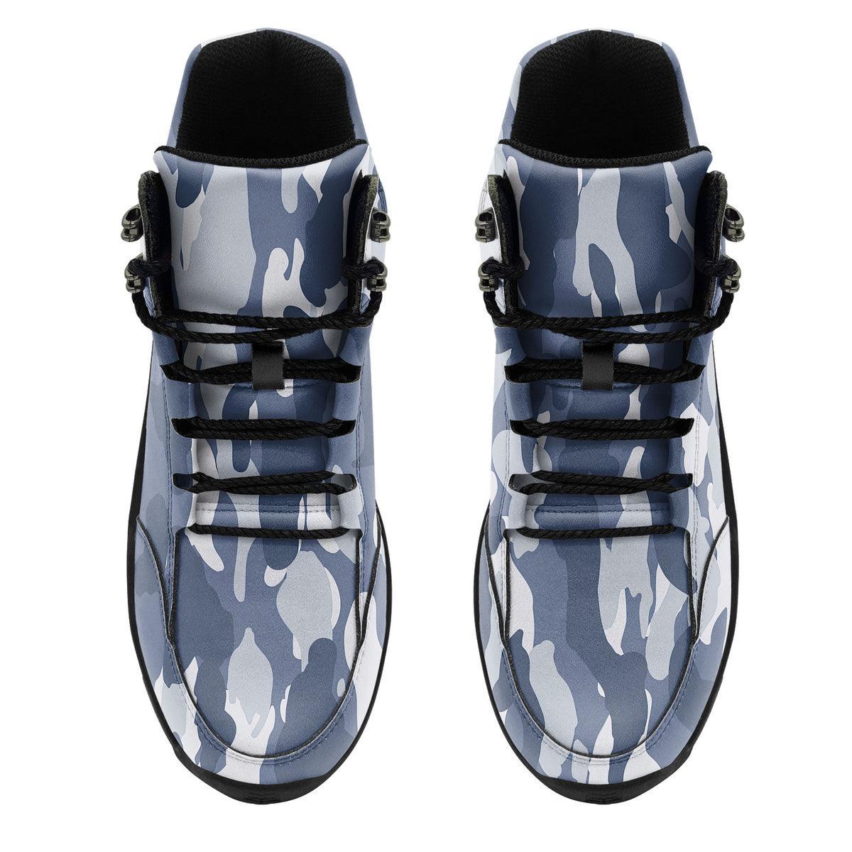 Urban Blue CAMO Hiking Shoes - OodieGang