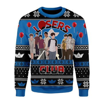 Gearhomies Christmas Unisex Sweater The Losers Club 3D Apparel