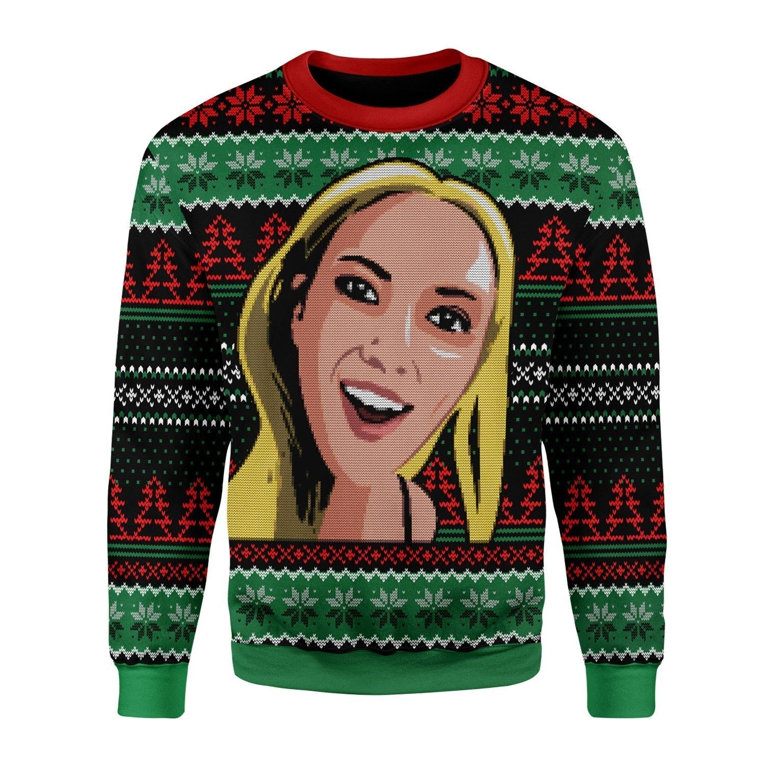 YMskins Christmas Sweater Scarlett Johansson Meme 3D Apparel