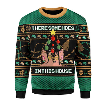 YMskins Christmas Sweater There Is A Christmas Hos In This House 3D Apparel