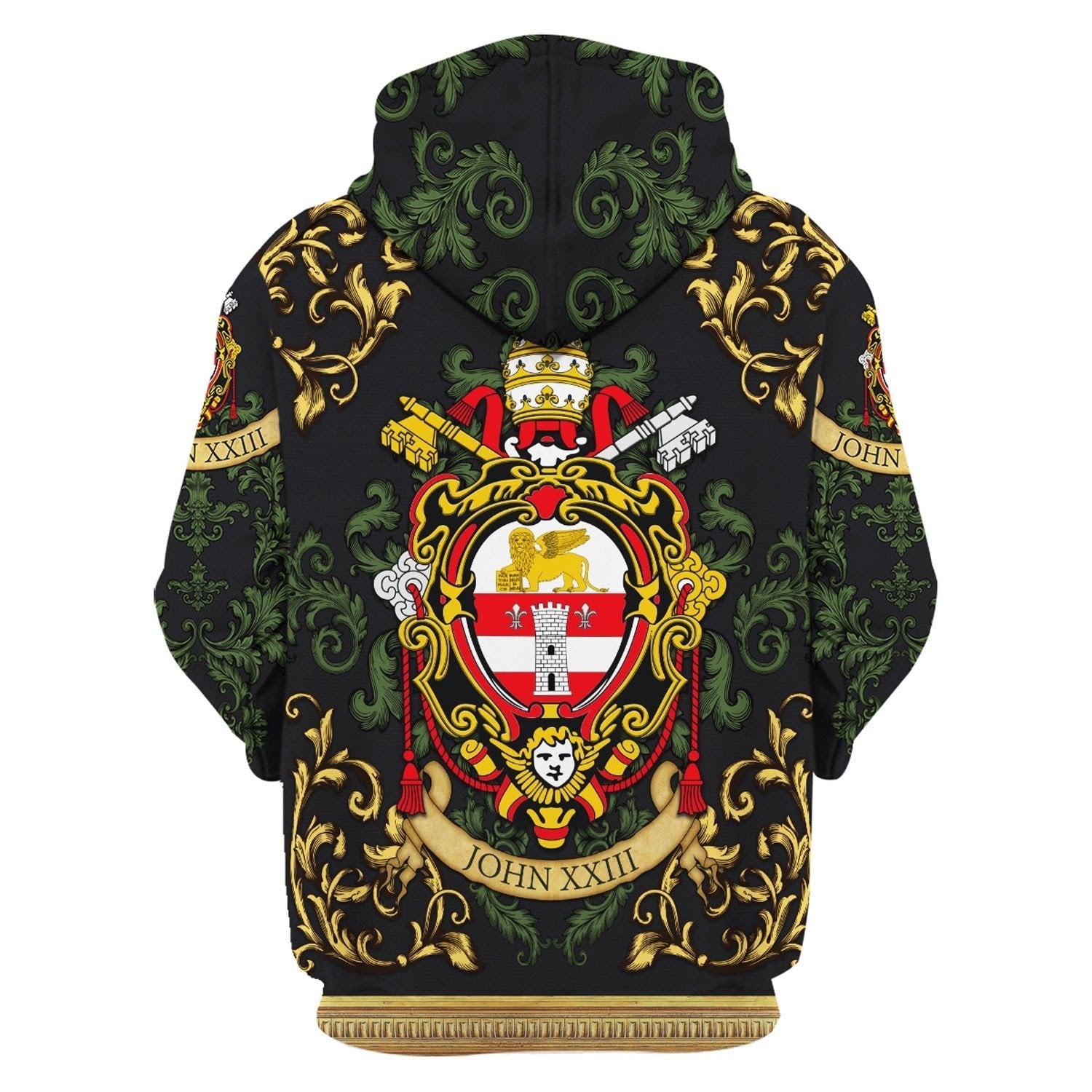 YMskins Unisex Tops Pullover Sweatshirt John XXIII Coat Of Arms 3D Apparel