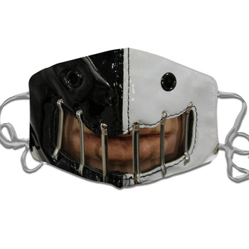 Silence Of The Lambs Black And White Muzzle Face Mask