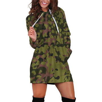 Waffen SS Type II M42 Oakleaf A Smock Dark Variant Dress Hoodie - DucG