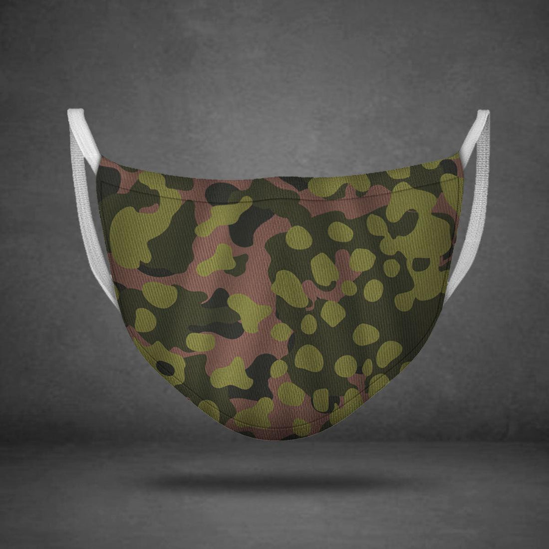 Waffen SS Type II M42 Oakleaf A Smock Dark Variant Face Mask - OodieGang
