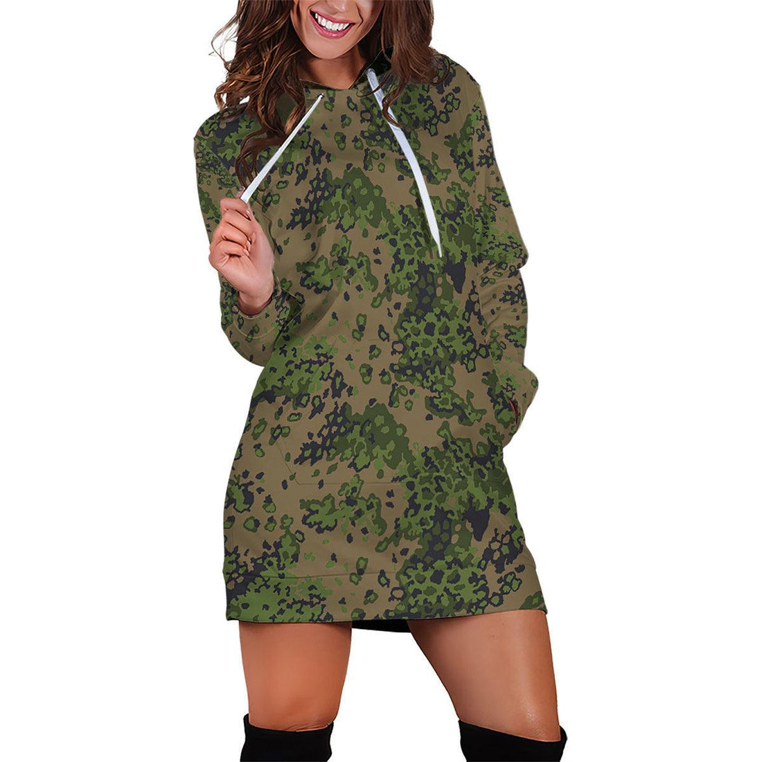 Waffen SS Type II M42 Oakleaf B Smock World War II, Nazi, Wermacht, Luftwaffe, Waffen SS Dress Hoodie - OodieGang