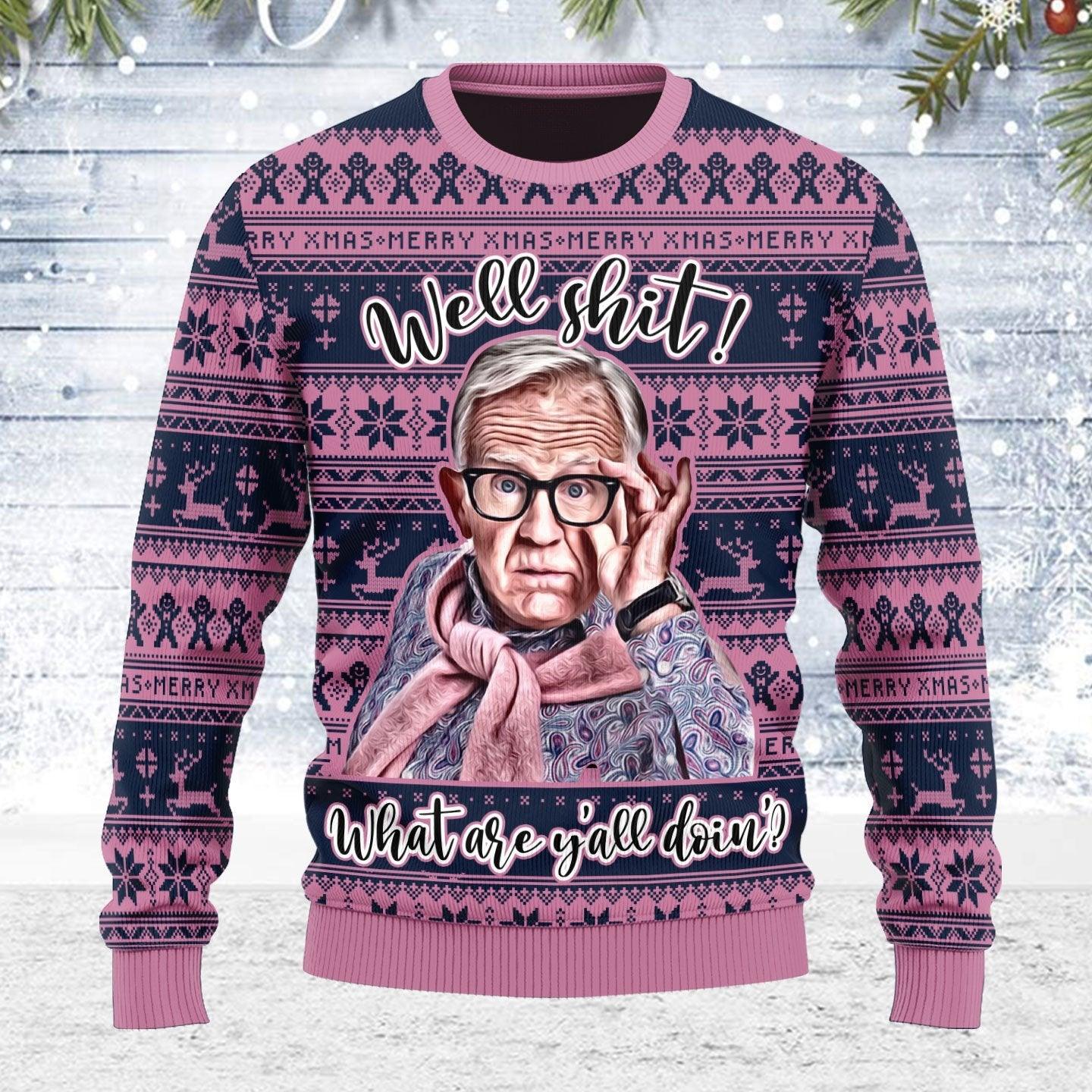 Well Shit Ugly Christmas Sweater - OodieGang