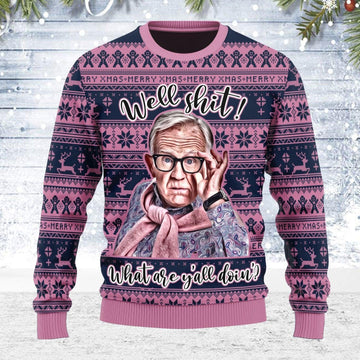 Well Shit Ugly Christmas Sweater - CustomsPig