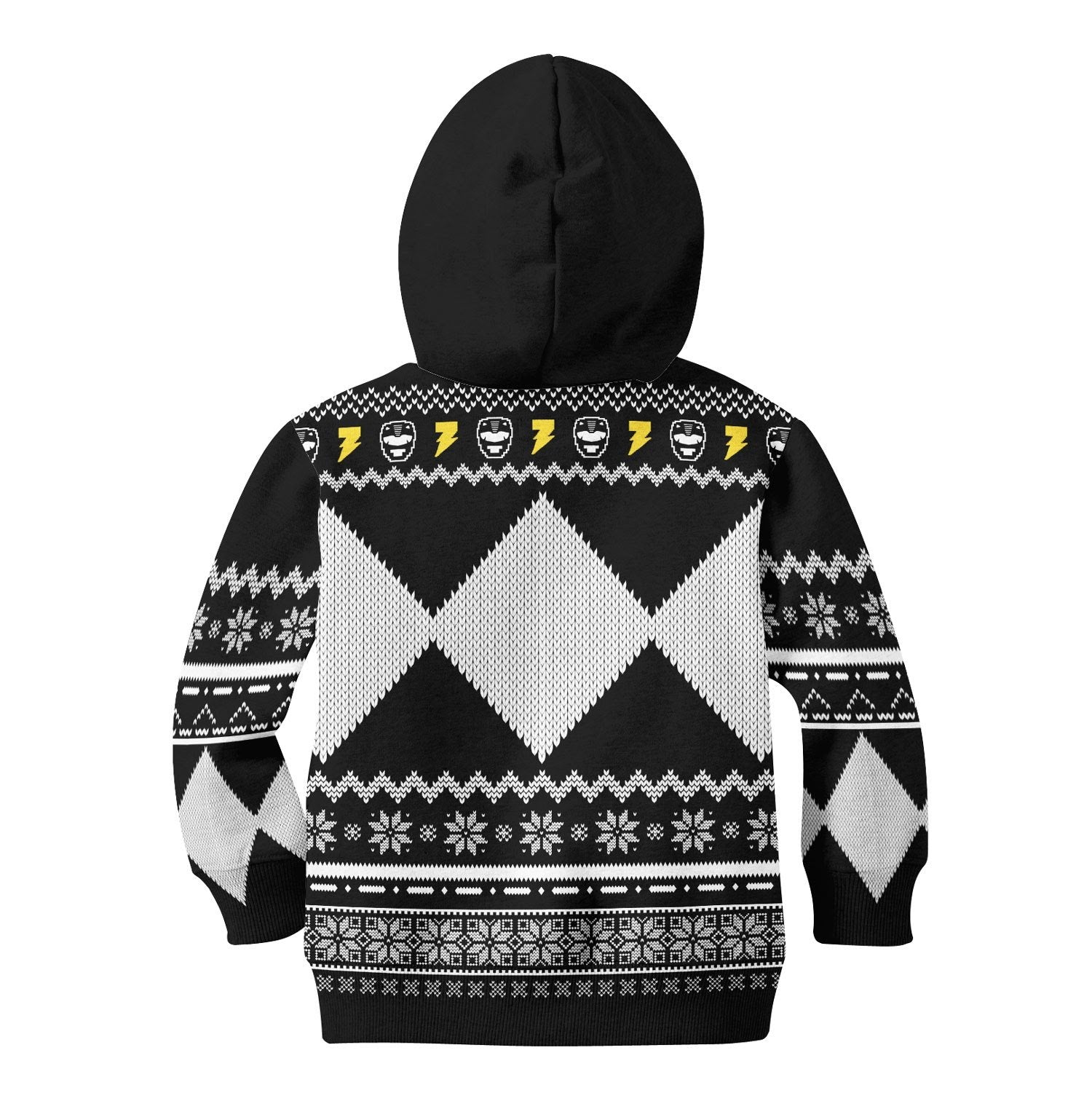 Gearhomies Unisex Kid Tops Pullover Sweatshirt Black Mighty3D Apparel