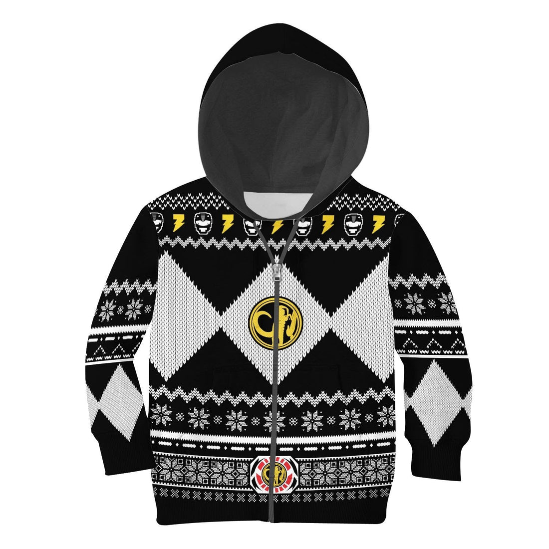 Gearhomies Kid Zip Hoodie Kid Black Mighty