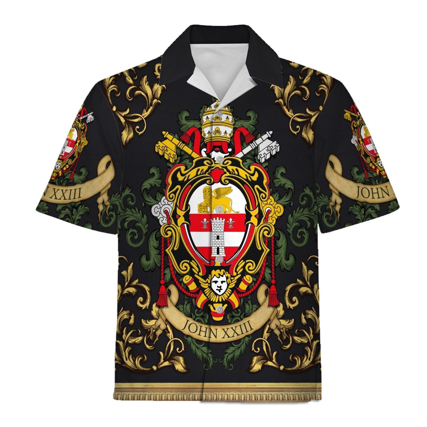 YMskins Unisex Tops Pullover Sweatshirt John XXIII Coat Of Arms 3D Apparel