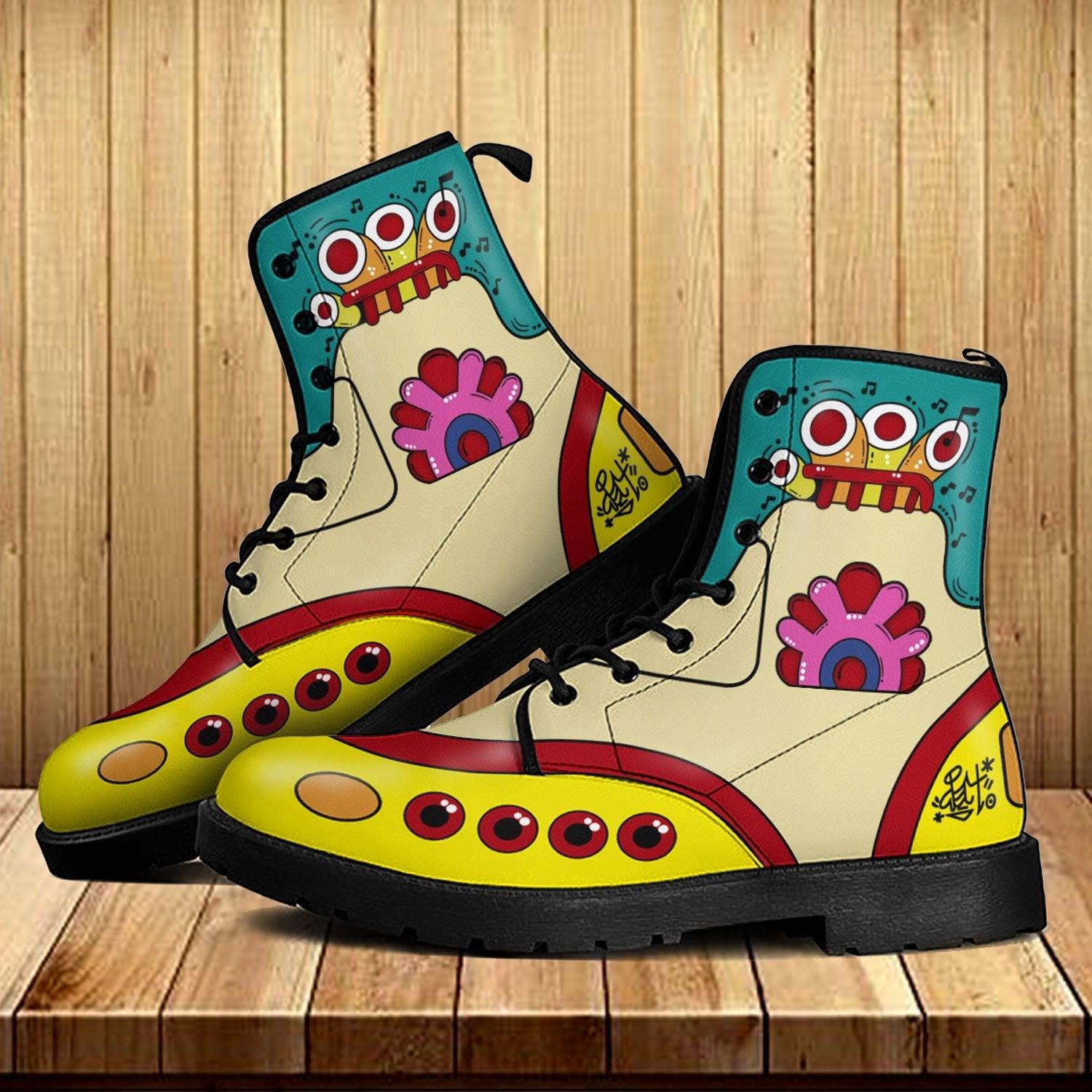 Yellow Submarine The Beatles Boots - DucG