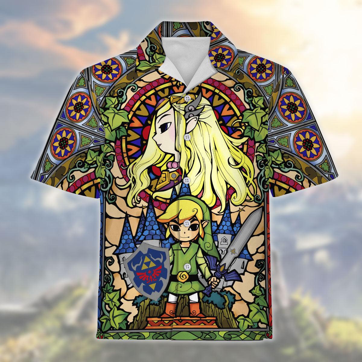 Zelda Windwaker Hawaiian Shirt - Gearhomie.com