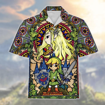 Zelda Windwaker Hawaiian Shirt - Gearhomie.com