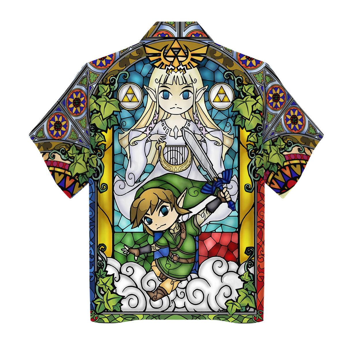 Zelda Windwaker Hawaiian Shirt - Gearhomie.com